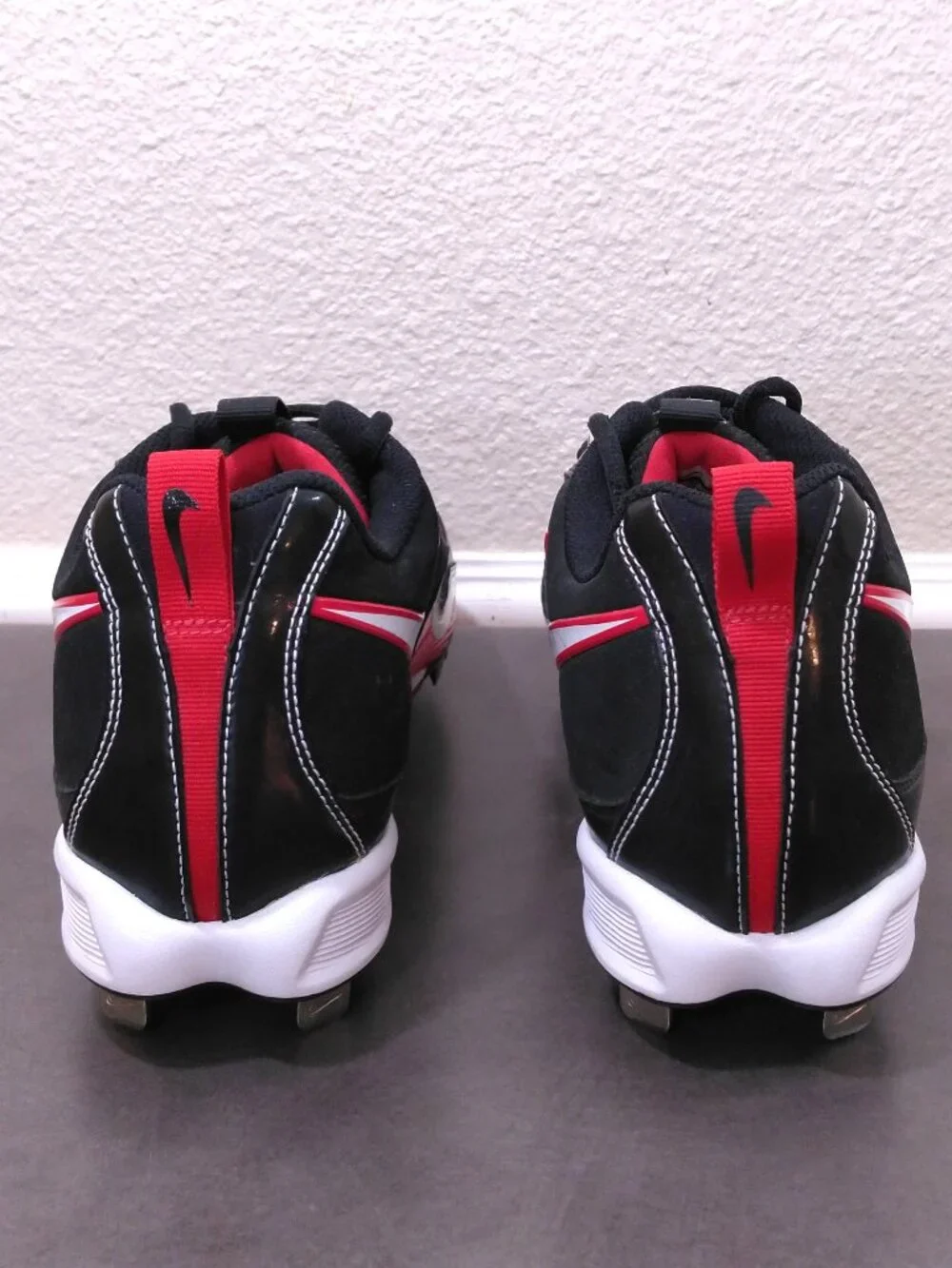 NIKE SLASHER FRAME LITE Baseball Cleats Mens SIZE 13 414990-016 Metal LOW TOP